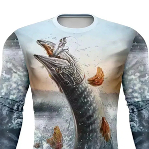 Vente directe usine – Chemises de pêche confortables et respirantes pour hommes grandes tailles – Meilleures ventes – Design personnalisé – UPF 35 – Séchage rapide - Product Image 6