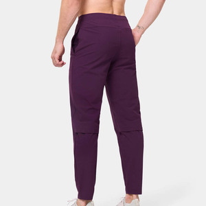 Premium Quality Stretchy Fabric Men's Wholesale <b>Slim</b> Fit Quick Dry Casual <b>Joggers</b> Custom Logo Breathable Elastic Waist & Pockets - Product Image 3