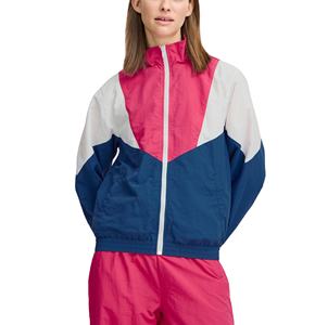 Chaqueta Cortavientos de Nailon con Bloques de Color Personalizados al por Mayor para Mujer, Chaqueta Informal Ligera de Estilo Urbano - Product Image 4