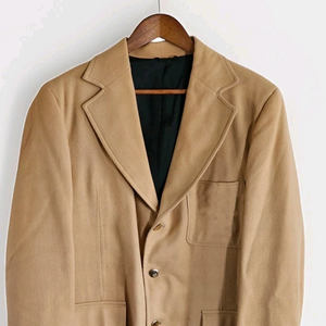 Premium Customized Logo Spring Linen Men Blazer Casual Long Sleeve Jacket Turndown Collar Lightweight <b>Cardigan</b> Style Coat - Product Image 4