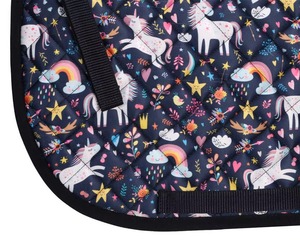 Factory OEM Soft Wool Half Saddle Pad Horse Riding Saddlery with logo English Riding Dressage Horse Saddle Pads - Product Image 4