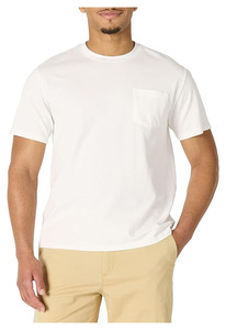 Men's <b>T</b>-<b>Shirts</b> Casual Wear 100% Cotton <b>With</b> Front <b>Pocket</b> - Product Image 3