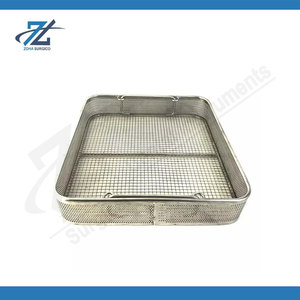 Plateau de stérilisation en maille, panier pour instruments chirurgicaux, autoclavable, conteneur de stérilisation médicale pour hôpitaux, cliniques dentaires et vétérinaires - Product Image 4