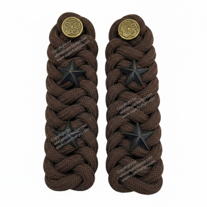 Épaulettes personnalisées pour uniforme de garde, usage cérémoniel, couleur et taille sur mesure, prix abordable, en vente - Product Image 5