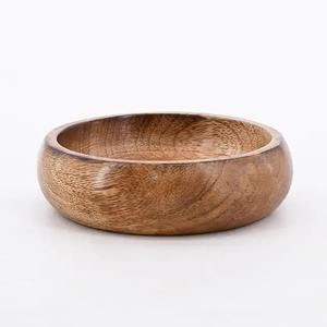 Juego de Tazones de Madera Maciza Premium, Hechos a Mano, para Ensaladas, Sopas, Frutas, para Uso en Cocina, Comedor y Restaurantes - Product Image 3