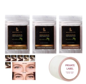 Kit de henné à sourcils semi-permanent imperméable et longue durée - Product Image 6