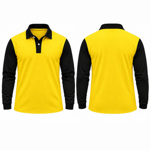 Camiseta de Rugby Personalizada para Hombre, Polo de Manga Larga, Jersey de Rugby de Algodón, Ropa Deportiva, Uniforme de Equipo, Fabricante Mayorista - Product Image 3