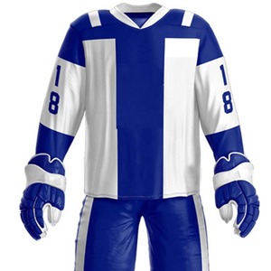 New Arrival High Quality Ice Hockey Uniform Printed Latest Design Custom Team Name Number Quick Dry Breathable Unisex Adult Sets - Product Image 4