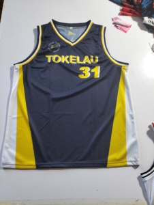 Conjunto de Uniforme de Baloncesto de Maternidad con Logotipo Personalizado, Primavera, Secado Rápido, Transpirable, Sin Costuras, Impresión por Transferencia de Calor, Sin Mangas - Product Image 2