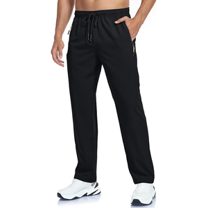 Pantalon de running en tissu polaire coton respirant, léger et à séchage rapide, qualité supérieure, pour homme, jogging, entraînement, fitness, athlétisme - Product Image 1