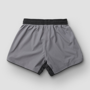 Shorts de grappling athlétiques, polyester sublimé respirant, avec cordon de serrage, taille élastique, shorts d'entraînement MMA personnalisés - Product Image 5