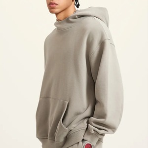 Sudadera con capucha personalizada al por mayor, de algodón, con logotipo, para hombre, unisex, de poliéster, con estampado 3D en relieve, sudadera extragrande - Product Image 1
