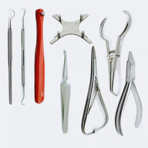 Stainless Steel Orthodontic Dental Bracket Holding Plier Tooth Explorer Probe Surgical <b>Instruments</b> Manual CE By Grip Surgical - Product Image 1