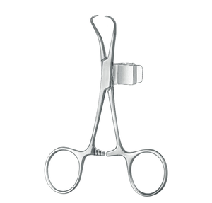Pinces à serviettes Backhaus en acier inoxydable, manuelles, professionnelles, allemandes, approuvées CE, réutilisables, de classe I, chirurgicales, par Dentavex - Product Image 1