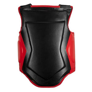 Protection de poitrine en cuir PU personnalisée noire et rouge pour la boxe, entraînement et combat, prix de gros, OEM - Product Image 2