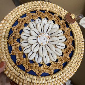 Vietnam Top Handmade Wicker Woven Seagrass Tote <b>Bag</b> for Business Wicker Gift and Home Decoration - Product Image 1