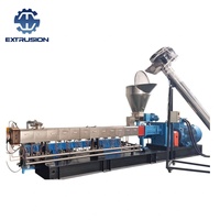 Ligne de granulation automatique TSE-135 à double vis parallèle pour poudre à haute teneur en matière première et masterbatch