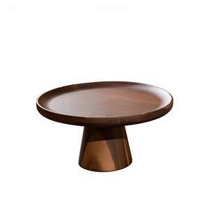 Base de Madera Sólida Hecha a Mano Ecológica para Tartas, Soporte Clásico Circular Elevado para Exhibición de Tartas en Capas, Especial - Product Image 5