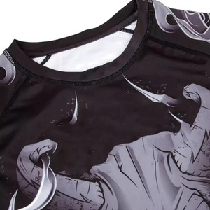 เสื้อรัดกล้ามเนื้อแขนยาวผู้ชาย OEM ผ้าฝ้าย 100% สั่งทำพิเศษสำหรับออกกำลังกาย พร้อมโลโก้สั่งทำ สำหรับขายออนไลน์ในราคาประหยัด - Product Image 2