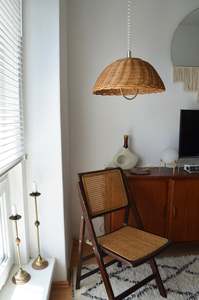 Nouveauté : Lustre en bambou et rotin, lampe suspendue vintage tressée pour la décoration intérieure d'hôtels, cafés et centres de villégiature - Product Image 5