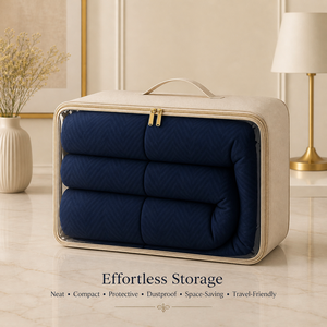 Premium Royal Blue Microfiber <b>Comforter</b> 200 GSM Double Bed | Soft Lightweight All Season Bedding for Wedding Gift Factory Price - Product Image 2