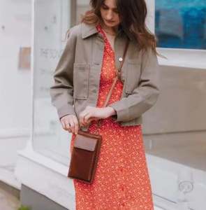 Bolsos de hombro tipo bandolera pequeños para mujer, bolso de cuero para mujer, carteras tipo sobre para tarjetas, cartera para teléfono móvil, bolsillo para teléfono móvil - Product Image 1