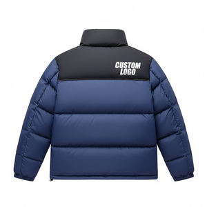 Chaqueta de Invierno Acolchada para Hombre, Corte Ajustado, Cuello Alto, Cierre de Cremallera, Diseño Casual, Personalizable con Estampado y Etiqueta - Product Image 2