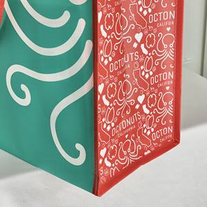 Bolsa de Compras Laminada de PP No Tejido, Ecológica e Impermeable, con Impresión en Huecograbado, Logotipo Personalizado, para Envasado de Bebidas - Product Image 2