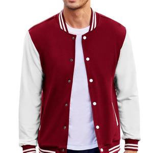 Chaqueta de Béisbol Clásica, Forro Polar de Algodón Premium, Diseño Personalizado de Moda Urbana, Fabricante de Ropa al por Mayor OEM ODM - Product Image 1