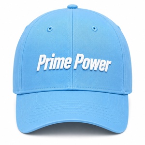 หมวกเบสบอลปักลาย Prime Power สีฟ้าอ่อน 6 แผง ปรับขนาดได้ ยูนิเซ็กส์ ผ้าทวิลคอตตอน หมวกลำลอง ผลิตจากโรงงานโดยตรง - Product Image 2