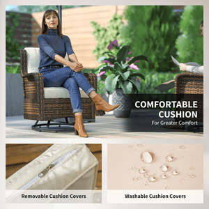 Set di mobili da giardino con pezzi per vivere all'aperto - Product Image 6