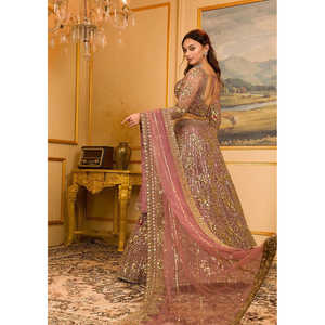 Hermoso Lehenga Choli de Fiesta Talla 2XL con Bordado de Hilo - Product Image 3
