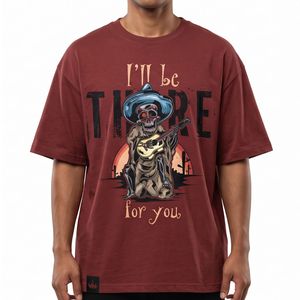Camiseta Personalizada OEM con Estampado Digital Extra Grande, 100% Algodón, Estilo Urbano, Gráfico, Vintage, Casual, Unisex - Product Image 1