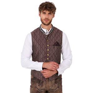 Chaleco Cálido de Primavera para Hombre Estilo Bávaro, Alta Calidad, Venta al Por Mayor, Hecho a Medida, Poliéster/Algodón, Reversible, Transpirable, Cuello Mao, Diseño Simple - Product Image 1