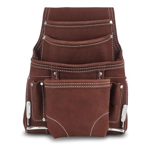 <b>Carpenter</b> Leather <b>Tool</b> Bag Waist <b>Tool</b> Pouch Leather Bag Durable Versatile Occidental Leather <b>Tool</b> Belt - Product Image 5