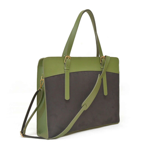 Soft Durable Genuine Leather Portable Large Capacity Sturdy <b>Laptop</b> Crossbody Bag for Men Custom Lightweight Anti-Theft Designer - Product Image 2