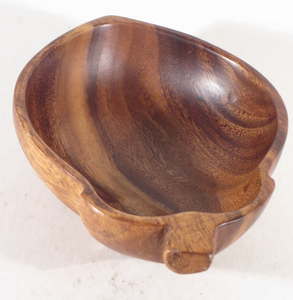 Bol en bois fait main, écologique, pour servir gâteaux et pâtisseries lors de fêtes d'anniversaire, produit de qualité supérieure en bois naturel, en promotion. - Product Image 4