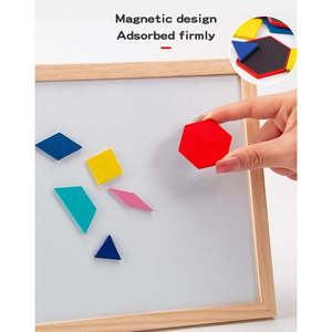 ¡Wudly 3D Magnético Tangram Puzzle Set Horas de construcción Resolver y disfrutar de la diversión! - Product Image 2
