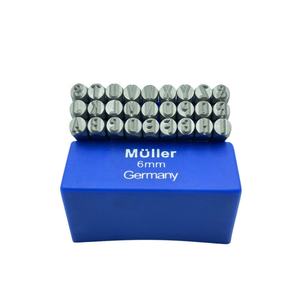 ชุดตัวอักษรแบบคลาสสิกขนาด 6 มม. สำหรับงานอุตสาหกรรม ปรับแต่งได้ตามต้องการ (OEM & ODM) เครื่องมือช่างสำหรับตัวอักษรภาษาเยอรมัน - Product Image 3