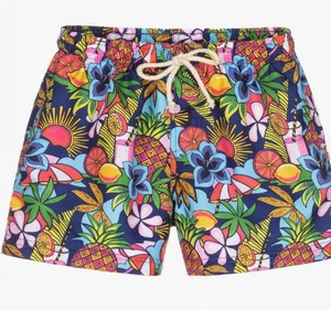 Shorts de bain pour bébé et tout-petit en coton 100% écologique, séchage rapide, personnalisables avec logo, style décontracté – Grande Vente - Product Image 3