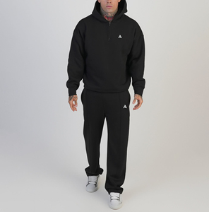 Custom logo Training Running Sports Gym 100 Polyester or Cotton Sweatsuit <b>Tracksuits</b> for Men Custom logo - Product Image 1