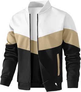 Unisex Casual Spring Satin Windbreaker 100% Cotton <b>Waterproof</b> Breathable <b>Thin</b> Athletic Varsity <b>Jacket</b> High Quality Customizable - Product Image 1