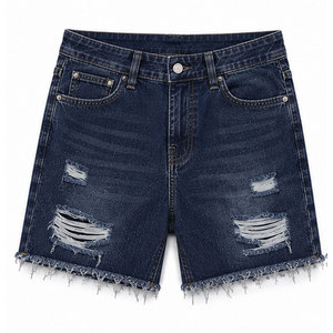 Shorts déchirés tendance pour un style streetwear, tenues décontractées et confort au quotidien - Product Image 1