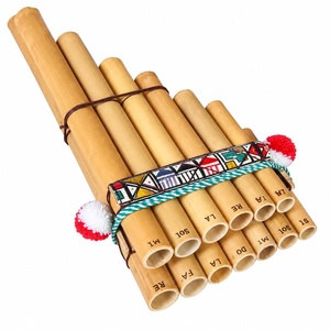 Zampoña Étnica Peruana de Bambú - Product Image 1