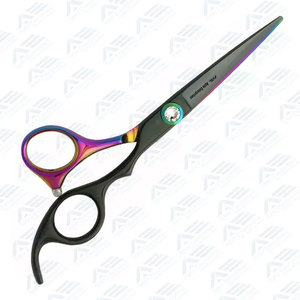 Ciseaux de coiffure professionnels Blackbow 5.5 en acier 440C – Instruments de coupe de cheveux de qualité supérieure - Product Image 6