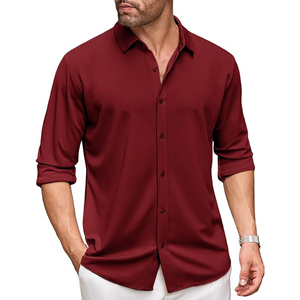 Chemises respirantes pour hommes disponibles en gros, avec un design Coofandy de haute qualité, offrant des manches longues confortables et des options variées. - Product Image 1