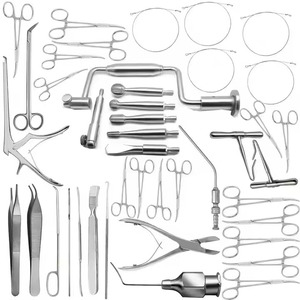 Ensemble d'instruments de neurochirurgie 85 pièces Outils neurochirurgicaux pour la chirurgie cérébrale de précision Acier inoxydable Manuel - Product Image 1