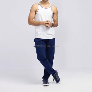 Custom Logo <b>Men</b> Tank <b>Top</b> Cotton Sleeveless Gym Shirt for Fitness & Workout For Online Sale - Product Image 2