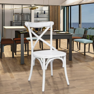 Sillas Modernas Negras de Diseño Extensible, Tapizadas en Cuero Sintético, para Comedor, Oficina, Dormitorio, Cocina, Villa - Product Image 1
