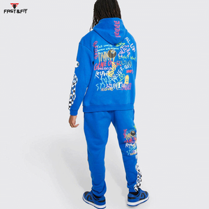 Survêtements unisexes à capuche en coton respirant pour l'hiver, de haute qualité, couleur unie, style décontracté, très demandés - Product Image 2